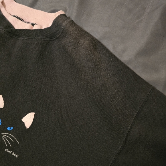 Vintage Black Cat Sweater - Picture 8 of 10